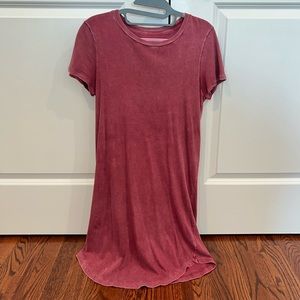 BDG Urban Outfitters T-Shirt Dress - Size S, Raspberry